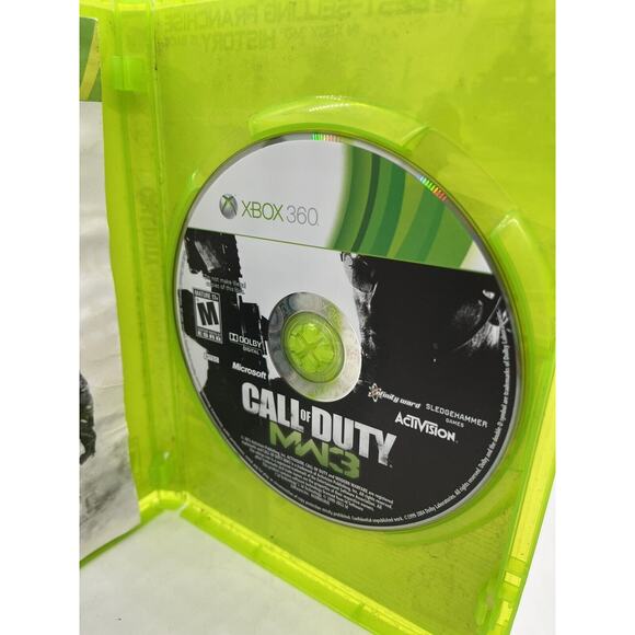 Call of Duty MW3 (Xbox 360, 2011) Complete w/ Manual - Tested - Picture 6 of 7